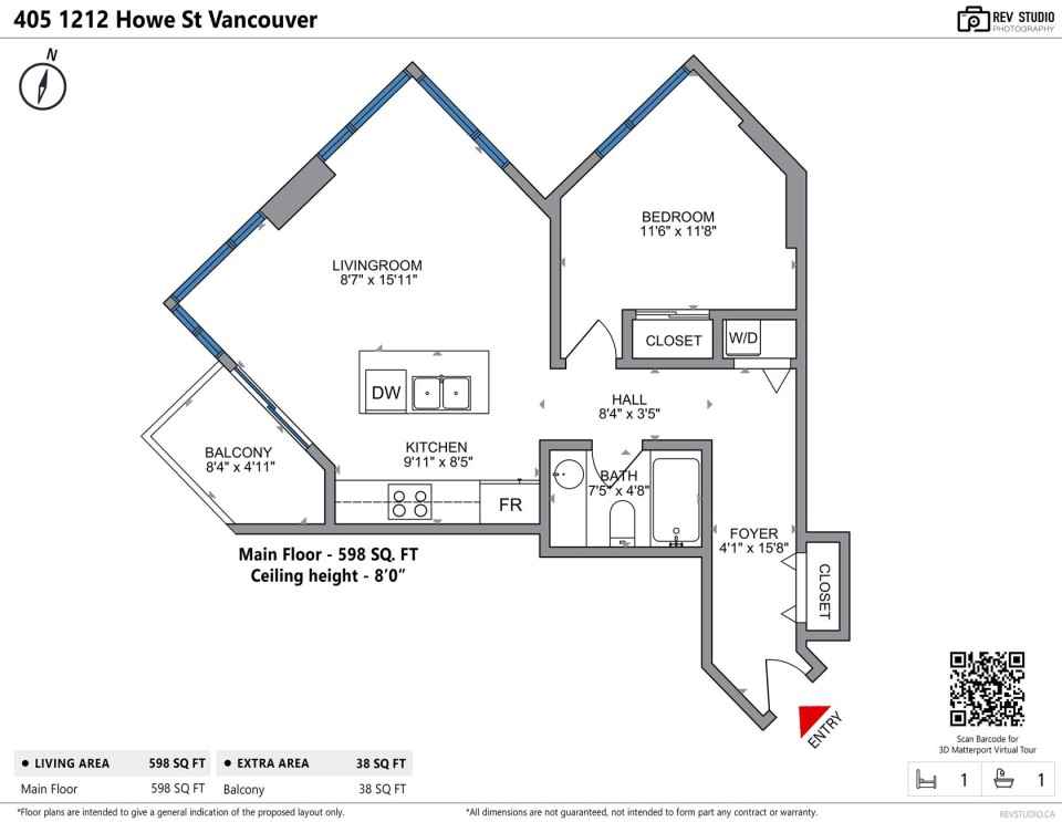 Photo 30 at 405 - 1212 Howe Street, Downtown VW, Vancouver West