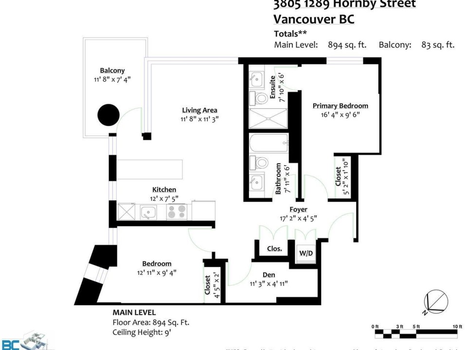 Photo 32 at 3805 - 1289 Hornby Street, Downtown VW, Vancouver West